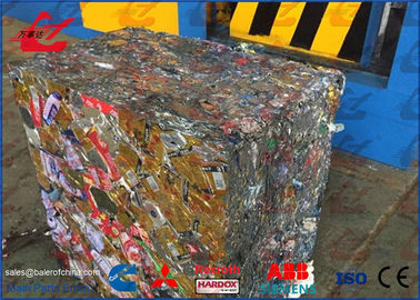 Macchine d'imballaggio idraulica del residuo di metallo del compattatore delle latte dell'alluminio UBC dimensione della balla di 250mm x di 250