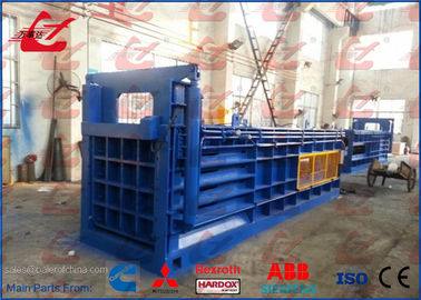 qualità  125 Ton Horizontal Baler Waste PET Bottle Baling Machine For Plastic Bottles And Cartons fabbrica