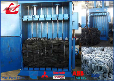 comprare Macchina d'imballaggio idraulica della pressa per balle della gomma del residuo, macchina verticale 2000Kgs della pressa-affastellatrice online manufacture