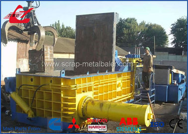 comprare Macchina d'imballaggio del residuo di metallo della carrozzeria del residuo, macchine d'acciaio della pressa per balle del motore 74kW online manufacture