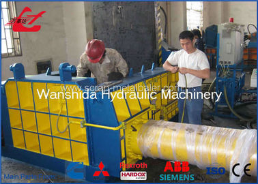 comprare Presse per balle di alluminio residue automatiche piene della ferraglia dei tubi d'acciaio dello SpA 250x250mm online manufacture