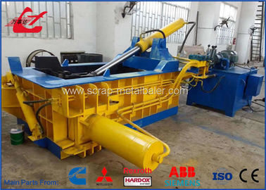 comprare Macchina d'imballaggio 18.5kw ~ 110kw della pressa per balle orizzontale gialla della ferraglia/del residuo idraulico controllo automatico online manufacture