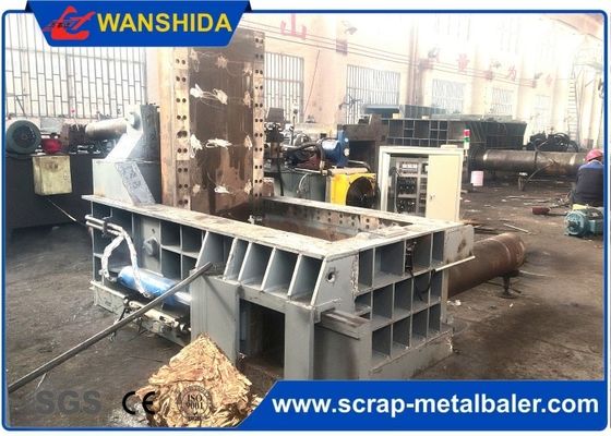 comprare Pressa idraulica per rottami metallici per impieghi gravosi da 250 tonnellate con motore da 90kW e camera di pressatura da 2000x1750x900mm per acciaieria online manufacture