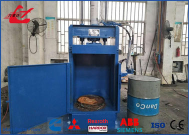 comprare Grande macchina del compattatore della stampa del contenitore di frantoio a tamburo dell'acciaio dell'olio residuo dell'uscita prestazione stabile della forza della stampa da 25 tonnellate alta online manufacture