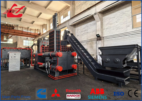Macchina per la bricchettatura di trucioli metallici D300x 240-260 mm Soluzione compatta e potente per il riciclaggio ecologico