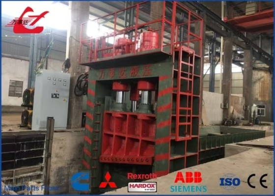 Cesoia idraulica da 500 tonnellate per rottami metallici non ferrosi per piazzale di riciclaggio metalli 5-8 tonnellate/ora