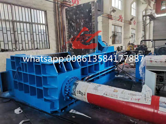 Pressa idraulica per balle di rottami metallici da 200 tonnellate con controllo PLC