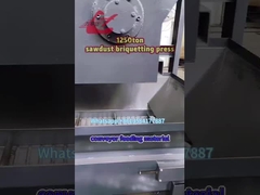Presse bricchettatrice per trucioli di alluminio/rame/metallo/ghisa WANSHIDA 1250 tonnellate