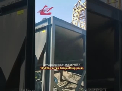 Pressa bricchettatrice per trucioli di acciaio da 1250 tonnellate, trucioli di alluminio, ghisa, segatura di metallo