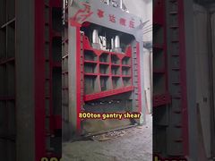 Macchine da taglio per scarti di metallo da 800 tonnellate, per taglio di sezioni di acciaio pesante