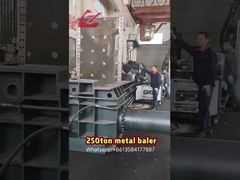 WANSHIDA 250 tonnellate confezionatore idraulico di rottami di metallo per presse a sfere